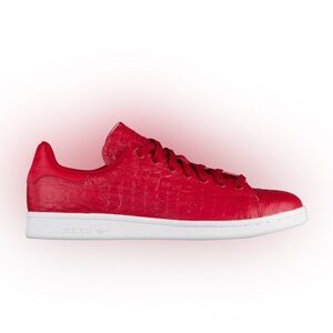 Men’s ADIDAS originals Stan Smith red snakeskin lace up sneakers- Size 11.5
